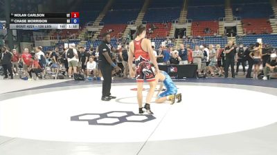 138 lbs Champ. Rd Of 32 - Nolan Carlson, Utah vs Chase Morrison, Michigan