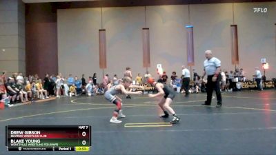 70 lbs Champ. Round 1 - Blake Young, Wentzville Wrestling Fed.(WWF) vs Drew Gibson, Beatrice Wrestling Club