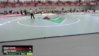 165 lbs Cons. Round 2 - Ethan Cooper, Wabash vs Brixton Bright, Albion