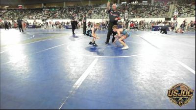 70 lbs Round Of 16 - Bentley Hans, Lions Wrestling Academy vs Kevin Gingrich, Division Bell Wrestling