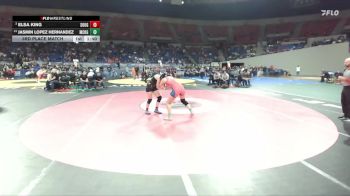 6A/5A Girls 145 3rd Place Match - Elsa King, Southridge Girls vs Jasmin Lopez Hernandez, McKay Girls