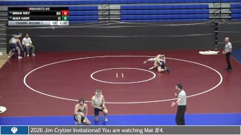 157 lbs Champ. Round 1 - Briar Ivey, Wisconsin Eu Claire vs Alex Hart, Elizabethtown College