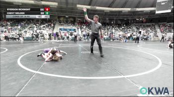 58 lbs Consi Of 16 #2 - Ryerson McKnight, Chickasha Youth Wrestling vs Chevy Welden, Raw Wrestling Club