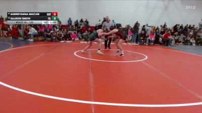 135 lbs Champ. Round 1 - Allison Smith, Falcon vs Aubreyanna Maclee, Uintah