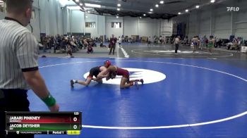 125 lbs Quarterfinal - Jacob Deysher, RIT vs Jabari Pinkney, Norwich