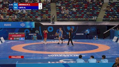 65 kg 1/4 Final - Aisha Abdimalik, Kazakhstan vs Margarita Lisita, Moldova