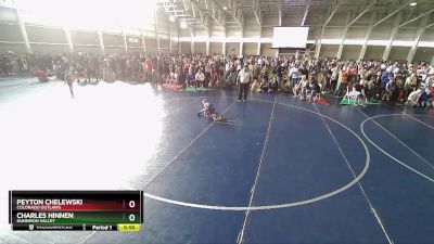 50 lbs Champ. Round 2 - Peyton Chelewski, Colorado Outlaws vs Charles Hinnen, Gunnison Valley