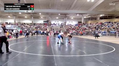 AA 138 lbs Champ. Round 1 - Kellen Sanders, Cleveland High School vs Bryson Wilhjelm, Science Hill High School