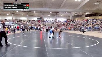 AA 138 lbs Champ. Round 1 - Kellen Sanders, Cleveland High School vs Bryson Wilhjelm, Science Hill High School
