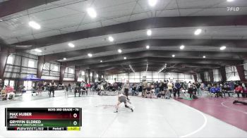 76 lbs Champ. Round 1 - Max Huber, Delta vs Gryffin Eldred, Shootbox Wrestling Club