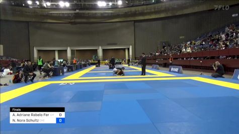 Aghata Adriane Rabelo Fernandes vs Nora Naomi Schultz 2024 Pan IBJJF Jiu-Jitsu No-Gi Championship