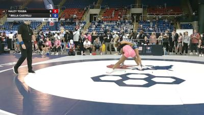 135 lbs Champ. Rd Of 32 - Haley Togba, Iowa vs Bella Castelli, Illinois