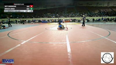 100 lbs Final - Jett Sisemore, Glenpool JH vs Brock Argo, Husky Wrestling Club