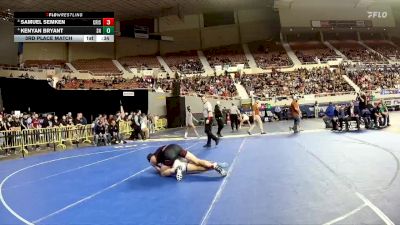 157-D3 3rd Place Match - Kenyan Bryant, Snowflake High School vs Samuel Semken, Crismon High School