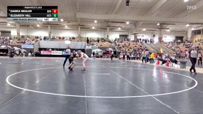 Girls 152 lbs 3rd Place Match - Danika Mealer, Riverdale High School vs Elizabeth Hill, Father Ryan High School