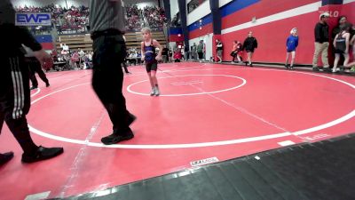 67 lbs Rr Rnd 1 - Frankii Cotto, Barnsdall Youth Wrestling vs Kyndel Sisco, Collinsville Cardinal Youth Wrestling