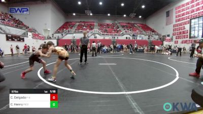 67 lbs Semifinal - Cayson Delgado, F-5 Grappling vs Cannon Henry, Piedmont