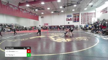 195 lbs Semifinal - Christepher Dinneen, Canton vs Samuel Young, Haddam-Killingworth