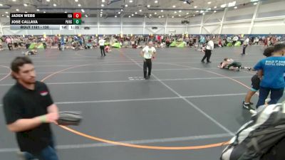 120 lbs Cons. Round 5 - Jose Callava, Unattached vs Jaden Webb, Interior Grappling Academy