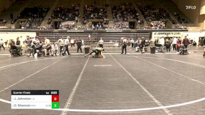 165 lbs Quarterfinal - James Johnston, LIU vs DJ Shannon, Michigan State