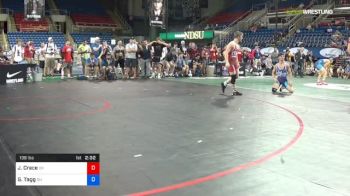 138 lbs Semifinal - Jordan Crace, Ohio vs Gabriel Tagg, Ohio
