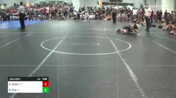 69 lbs Quarterfinal - Gustavo Avila, Central Coast Most Wanted vs Kellen Eva, Atc