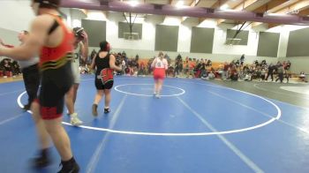 Girls 172 lbs Champ. Round 1 - Fernanda Blanco Delgado, Winters Girls vs Chloe Cox, Durham Girls