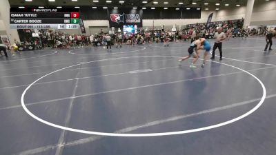 113 lbs Champ. Rd Of 64 - Isaiah Tuttle, Nebraska Wrestling Academy vs Carter Booze, UWC