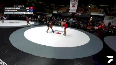 190 lbs William Schindele, OCWA - Orange County Wrestling Association vs Keshaun White, IEWA - Inland Empire Wrestling Association