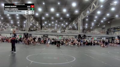 157 lbs Round 6 (8 Team) - Owen Campbell, TDWC Maniacs Blue & Gold vs Roger Manus, Capital City WC