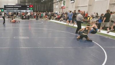 100 lbs Champ. Rd Of 16 - Channing Bowman, Prodigy Elite Wrestling vs Cameron Ramp, Backyard Brawlers Midwest