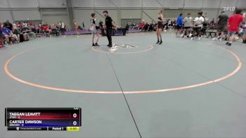 106 lbs Placement Matches (8 Team) - Taegan Leavitt, Utah vs Carter Dawson, Oregon