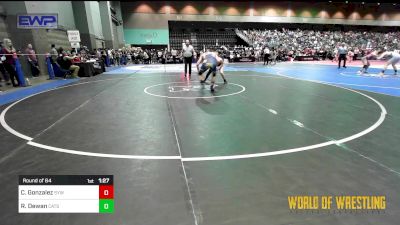 157 lbs Round Of 64 - Cruz Gonzalez, Shafter Youth Wrestling vs Ryder Dewan, Cats Wrestling Club