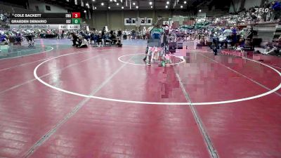 175 lbs Champ. Round 3 - Cole Sackett, St. Michael The Archangel vs Graeden Demario, Deer Creek