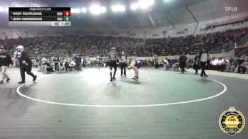 B6A-165 lbs Quarterfinal - Kody Routledge, Edmond North vs Josh Henderson, Union