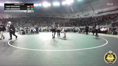 B6A-165 lbs Quarterfinal - Kody Routledge, Edmond North vs Josh Henderson, Union