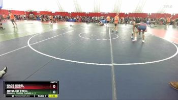 126 lbs Round 3 (6 Team) - Gage Gobel, Mora Mustangs vs Demario Ezell, Franklin Central Flashes A