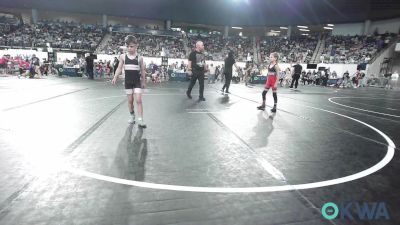 55 lbs Consi Of 16 #2 - Camden Holden, Ponca City Wildcat Wrestling vs Brylen Buckner, Weatherford Youth Wrestling