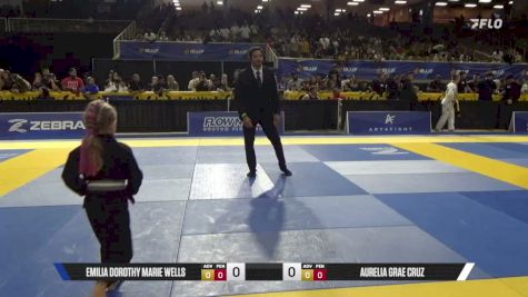 Emilia Dorothy Marie Wells vs Aurelia Grae Cruz 2026 Pan Kids Jiu-Jitsu IBJJF Championship