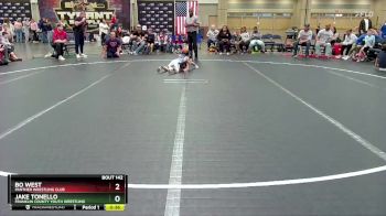 48 lbs Round 2 - Bo West, Panther Wrestling Club vs Jake Tonello, Franklin County Youth Wrestling