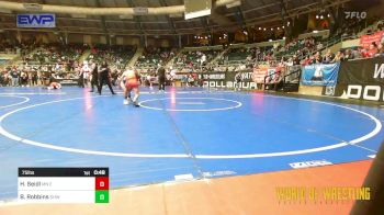 75 lbs Final - Henry Seidl, MN Elite vs Berringer Robbins, Greater Heights Wrestling