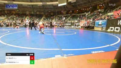 75 lbs Final - Henry Seidl, MN Elite vs Berringer Robbins, Greater Heights Wrestling