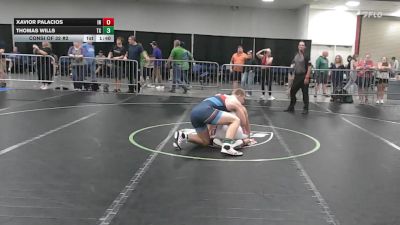 190 lbs Consi Of 32 #2 - Xavior Palacios, IN vs Thomas Wills, TX