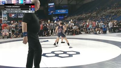 138 lbs Cons. Rd Of 32 - Tyson Crowsey, Texas vs Evan MacCallum, Nebraska