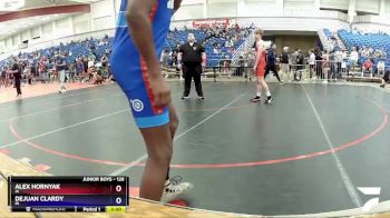 126 lbs Cons. Round 1 - Alex Hornyak, IA vs DeJuan Clardy, IN