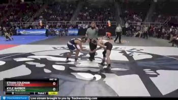 II-138 lbs 5th Place Match - Kyle Barber, Bayport-Blue Point vs Ethan Coleman, Bolivar-Richburg