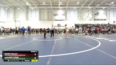 109-112 lbs Round 4 - Daphnee Howe, Dolgeville Youth Wrestling Club vs Naomi Holley, Long Beach Gladiators Wrestling