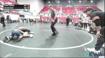 67 lbs 3rd Place - Rydin Guerra, Newcastle Youth Wrestling vs Leland Riley, Midwest City Bombers Youth Wrestling Club