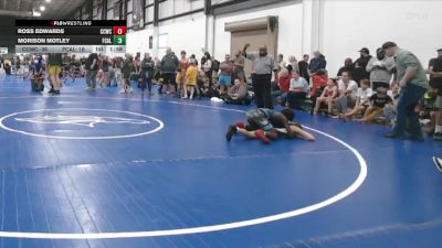 95 lbs Placement (4 Team) - Ross Edwards, CAPITAL CITY WRESTLING CLUB vs Morison Motley, FCA LYNCHBURG