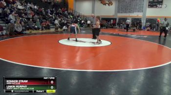 N-16 lbs Cons. Round 1 - Linkin Murphy, North Liberty Wrestling Club vs Konnor Straw, Indee Mat Club